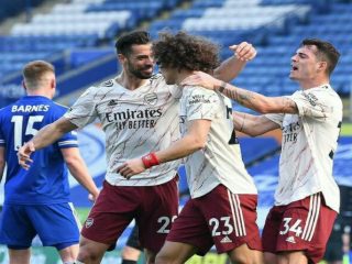 Leicester City dipaksa takluk dengan skor 1-3 oleh Arsenal di matchday ke 26 Premier League 2020-2021 di King Power Stadium, Minggu (28/02/2021) malam WIB.