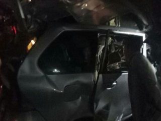 Kecelakaan maut melibatkan bus Intra dengan mobil Avanza terjadi di Jalan Lintas Tebingtinggi-Pematangsiantar