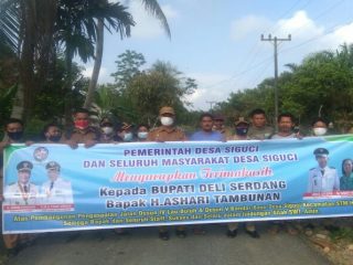 Perbaikan pengaspalan jalan Dusun IV Lau Buluh dan Dusun V Bandar Bayu, Desa Siguci, Kecamatan Stm Hilir yang dilakukan Pemerintah Kabupaten Deliserdang mendapatkan apresiasi dari warganya.