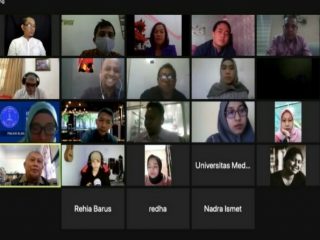 Fakultas Ilmu Sosial dan Ilmu Politik, Universitas Medan Area (UMA) Prodi Ilmu Komunikasi menggelar seminar online dengan tajuk "Semiloka Rekontruksi Kurikulum Merdeka Belajar Kampus Merdeka", Selasa (2/3/2021).