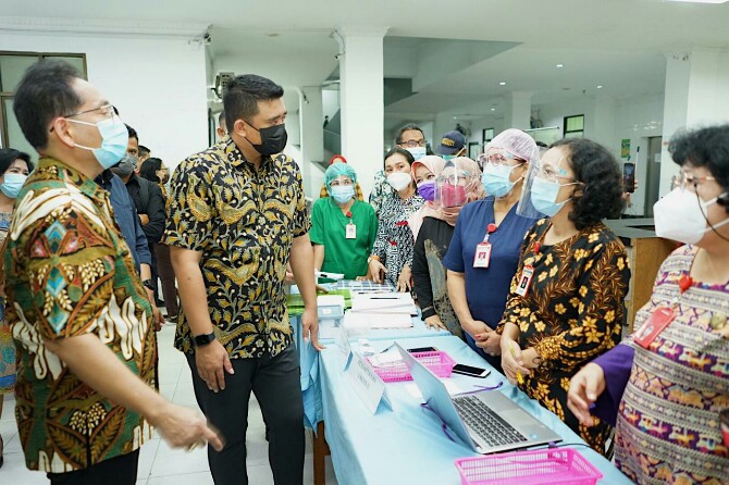 Walikota Medan, Bobby Nasution kembali melakukan inspeksi mendadak (sidak), kali ini menantu Presiden Jokowi itu sidak ke salah satu rumah sakit milik Pemko Medan yaitu Rumah Sakit Umum Daerah (RSUD) Pirngadi Medan, Kamis (4/3/2020).