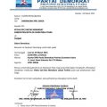 Undangan Apel Siaga Partai Demokrat Sumut