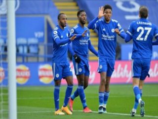 Leicester City menang telak 5-0 saat menjamu Sheffield United di King Power Stadium pada pekan ke-28 Premier League 2020/2021, Minggu (14/3/2021) malam WIB.