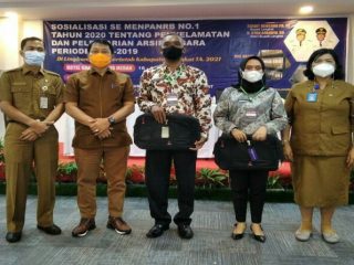 Bupati Langkat Terbit Rencana PA diwakili Sekdakab Langkat, Indra Salahudin membuka sosialisasi surat edaran Menteri Pendayagunaan Aparatur Negara dan Reformasi Birokrasi (MENPAN RB) No: 01 Tahun 2020