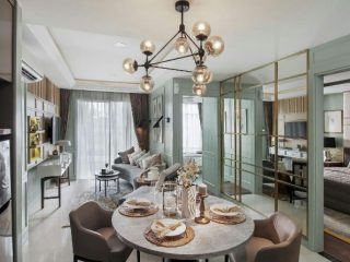 Tampilan ruang unit Apartemen The Reiz Condo, Medan. Waskita Realty memberikan diskon PPN 10% untuk konsumen.