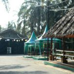 Penertiban Cafe dan Resto Star Fly di Dusun Tanjung Balai, Desa Beruam, Kecamatan Kuala, Kabupaten Langkat, Jumat (19/3/2021)