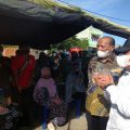 Gubsu beserta rombongan disambut, Bupati Langkat, Terbit Rencana PA diwakili Wakil Bupati Langkat, Syah Afandin