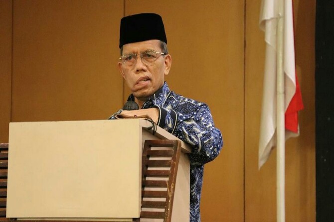 Rektor Universitas Islam Negeri Sumatera Utara Prof Dr Syahrin Harahap