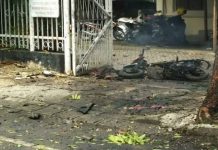 bom bunuh diri di depan Gereja Katedral Makasar, Minggu (28/3/2021)