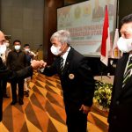 Gubernur Sumatera Utara (Sumut) Edy Rahmayadi menghadiri pelantikan KONI Sumut periode 2021-2025 belum lama ini. Gubsu dijadwalkan bertemu KONI Sumut, Senin (1/11/2021).