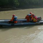 BPBD Langkat bersama pihak terkait terus mencari korban tenggelam di Sungai Pantai Mantul, Kecamatan Batang Serangan