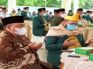 Bupati Langkat Terbit Rencana PA membuka Musda ke - IX PD Al Wasliyah Kabupaten di Pendopo Jentera Malay Rumah Dinas Bupati Langkat, Stabat, Selasa (6/4/2021).
