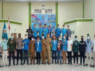 Tokoh Muda Irham Habibie Harahap terpilih secara aklamasi dalam Musyawarah Daerah (Musda) III DPD KNPI Kabupaten Padang Lawas (Palas) di Hotel Al Marwah Sibuhuan, Senin (5/4/2021).