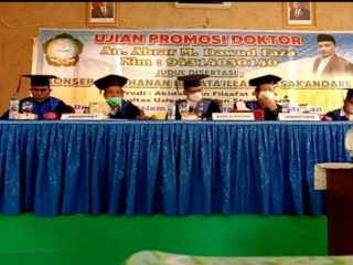 Rektor UINSU Pimpin Sidang Promosi, Katib Syuriah PWNU Sumut Raih Doktor