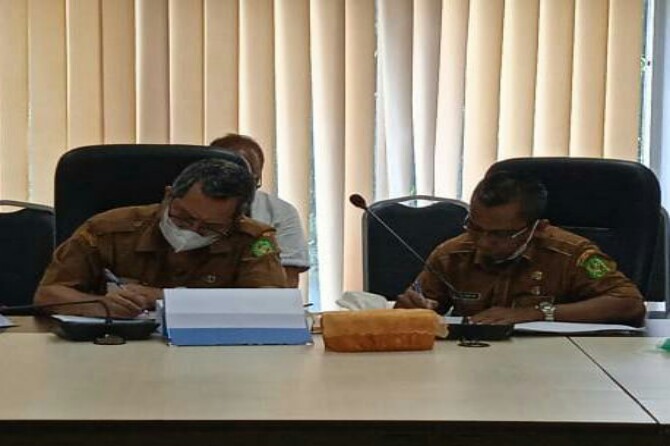 Dinas Pekerjaan Umum Kota Medan menunggu keputusan LKPP terkait lanjutan pengerjaan Jembatan Titi Dua Sicanang, Kecamatan Medan Belawan.