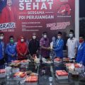 Pengurus KNPI Sumatera Utara (Sumut) kembali melakukan kegiatan di hari ke-9 Ramadan 1442 H. Kali ini Samsir Pohan dan sejumlah pengurus bersilaturahmi ke PDI Perjuangan Sumut, Rabu (21/4/2021).