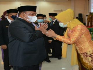 Bupati Langkat, Terbit Rencana PA berharap Ketua DPRD Langkat, Sribana Perangin-angintetap amanah dalam melaksanakan tugasnya
