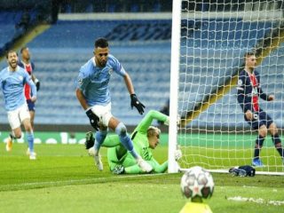 Pertandingan leg ke-II babak semifinal Liga Champions 2020/21 antara Manchester City vs PSG berakhir dengan skor 2-0.