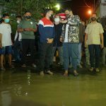 Sejumlah pemukiman di Kecamatan Medan Maimun, Kota Medan terdampak banjir kiriman dari hulu atau gunung, Sabtu (15/5/2021) dini hari sekitar pukul 02.00 WIB.