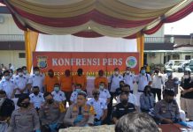 Satreskoba Polrestabes Medan menangkap MH, tersangka kasus narkotika jenis sabu seberat 40 kilogram di Jalan Binjai KM 15 Diski Kecamatan Sunggal, Rabu (24/4/2021).