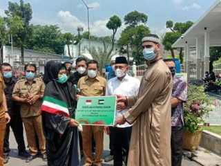 Warga Sumatera Utara (Sumut) menggalang donasi hingga Rp505 juta melalui infak Masjid Gubsu yang terletak di rumah dinas gubernur Jalan Jenderal Sudirman, Medan.