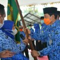 Sekda Kabupaten Langkat, Indra Salahudin dilantik menjadi Ketua Korpri Langkat periode 2020-2025 di Jentera Malay Rumah Dinas Bupati Langkat, Stabat, Kamis (27/5/2021).