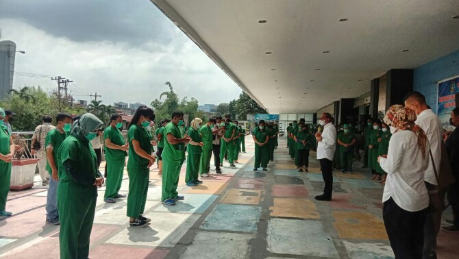 Pemerintah Provinsi (Pemprov) Sumatera Utara (Sumut) kembali melakukan kerjasama dengan Rumah Sakit Umum Martha Friska untuk penanganan pasien Covid-19.