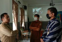 Ombudsman RI Perwakilan Sumatera Utara (Sumut) melakukan monitoring Penerimaan Peserta Didik Baru (PPDB) di SMA N 1 Medan di Jalan Cik Ditiro, Senin (14/6/2021)