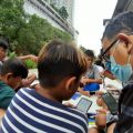 Kehadiran para pengajar yang peduli akan pendidikan anak-anak sangat diharapkan warga Kampung Sejahtera Medan.
