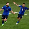 Italia memastikan tim pertama yang lolos ke babak knock out Euro 2020 setelah mengalahkan lawannya, Swiss, 3-0 dalam penyisihan Grup A di Stadion Olimpico, Roma, Kamis dini hari (17/6/2021).