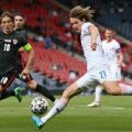 Langkah Kroasia melaju ke babak knock out mewakili Grup D Euro 2020 semakin berat. Bertemu Ceko di Stadion Hampden Park, Jumat (18/6/2021)