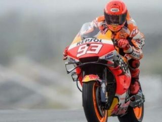 Pebalap Motor Repsol Honda, Marc Marquez akhirnya kembali naik podium setelah menjadi yang terbaik di MotoGP Jerman, Minggu (20/6/2021).