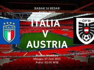 Salah satu kandidat juara Euro 2020, Italia akan melakoni laga putaran 16 besar, Minggu dini hari (27/6/2021).