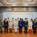 Walikota Medan, Muhammad Bobby Afif Nasution melantik empat pejabat eselon II dan satu orang pejabat eselon IIIa, Rabu (30/6/2021).