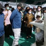 Pilot project penanggulangan dan penanganan sampah domestik di Tempat Pembuangan Akhir (TPA) Terjun, Kelurahan Terjun, Kecamatan Medan Marelan diluncurkan, Sabtu (3/7/2021).