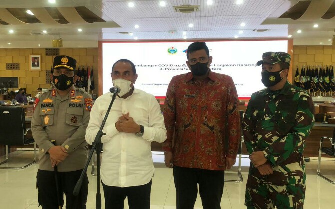 Gubernur Sumatera Utara (Sumut) Edy Rahmayadi mengatakan bahwa Kota Medan akan mulai menerapkan Pemberlakuan Pembatasan Kegiatan Masyarakat (PPKM) darurat. 