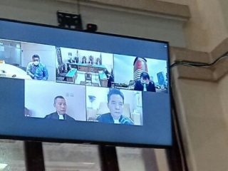 Walikota Nonaktif Tanjungbalai M Syahrial mulai diadili di Pengadilan Tipikor Pengadilan Negeri Medan dalam perkara pemberian suap sebesar Rp1,6 miliar kepada penyidik KPK, Stepanus Robinson Pattujulu, Senin (12/7/2021)