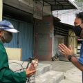 Pemberlakuan Pembatasan Kegiatan Masyarakat (PPKM) darurat berdampak pada ekonomi warga. Atas hal itu, KNPI Sumut lakukan bakti sosial di sejumlah titik di Kota Medan, Jumat (16/7/2021).