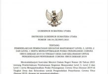 Sebanyak 22 kab/kota di Sumatera Utara (Sumut) masuk dalam penerapan Pemberlakuan Pembatasan Kegiatan Masyarakat (PPKM) level 3 yang diperpanjang mulai 26 Juli- 2 Agustus 2021.