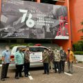 BKM Mesjid Fajar Ramadhan Medan Johor memperoleh bantuan satu unit mobil jenazah dari CSR PT Bank Sumut. Penyerahan bantuan tersebut diserahterimakan di pelataran parkir kantor pusat PT Bank Sumut Jalan Imam Bonjol Medan, Senin (9/8/2021).