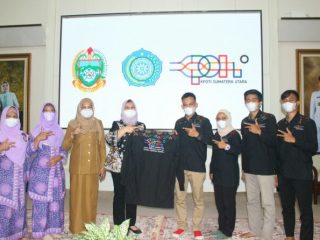 Pengurus provinsi (pengprov) Komite Permainan Rakyat dan Olahraga Tradisional Indonesia (KPOTI) Sumatera Utara, melakukan audiensi dengan Ketua TP PKK Sumut, Nawal Lubis.