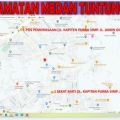 Sejumlah ruas jalan di 5 Kecamatan di Kota Medan disekat. Penyekatan ini berlaku selama Pemberlakuan Pembatasan Kegiatan Masyarakat (PPKM) level 4 mulai 11 Agustus hingga 23 Agustus 2021.