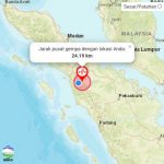 Gempa bumi bersekala 5.3 magnitudo mengguncang Kabupaten Padang Lawas Utara (Paluta) Sumatera Utara (Sumut), Rabu (11/8/2021) sekitar pukul 12:19 WIB.