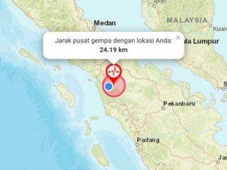 Gempa bumi bersekala 5.3 magnitudo mengguncang Kabupaten Padang Lawas Utara (Paluta) Sumatera Utara (Sumut), Rabu (11/8/2021) sekitar pukul 12:19 WIB.