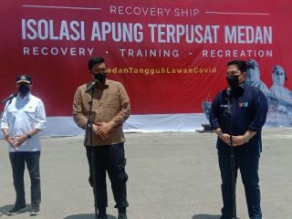Isolasi Terpusat Terapung KM Bukit Raya yang sudah mulai dibuka sejak kemarin diutamakan untuk pasien Covid-19 yang berada di wilayah Kota Medan bagian Utara.