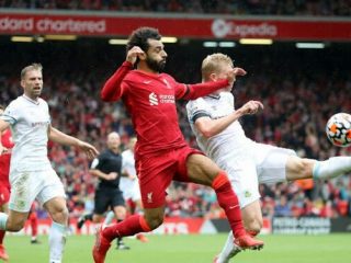 Liverpoll berhasil menaklukkan tamunya Burnley 2-0 dalam lanjutan EPL 2021 di Stadion Anfield, Sabtu (21/8/2021).