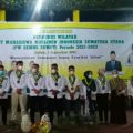 Pimpinan Wilayah Serikat Mahasiswa Muslimin Indonesia (PW SEMMI Sumut) menggelar pelantikan pengurus dan silaturahmi akbar, di Aula Markas Besar Perisai Sumut di Medan, Rabu (1/9/2021)