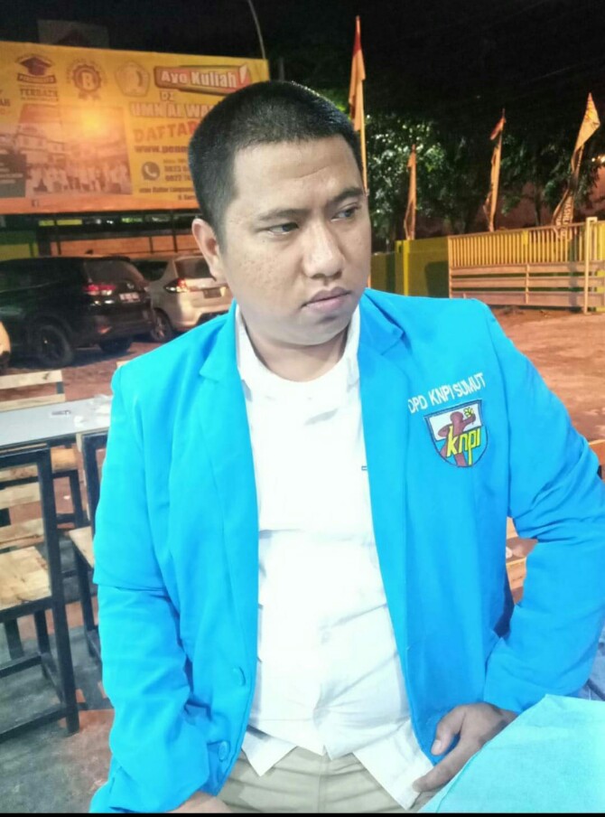 Wakil Ketua DPD KNPI Sumut, Ronggur Raja Doli Simorangkir