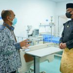 Walikota Medan Muhammad Bobby Afif Nasution meresmikan ruangan ICU pasien Covid-19 RS Pirngadi Medan, Jumat (3/9/2021).