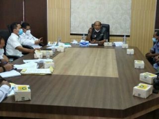 Bupati Langkat, Terbit Rencana PA diwakili Wakil Bupati Langkat, Syah Affandin menerima audensi dua organisasi kemasyarskatan (ormas) di Kantor Bupati Langkat, Rabu (8/9/2021).